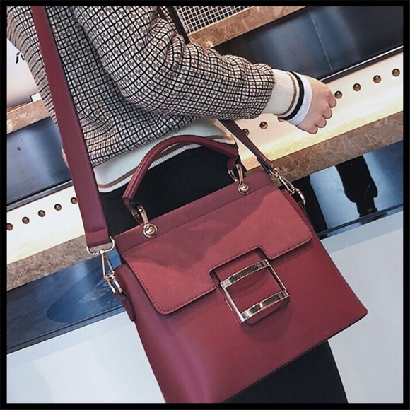 NEW BORDEAUX Tote Crossbody - Picture 2 of 6